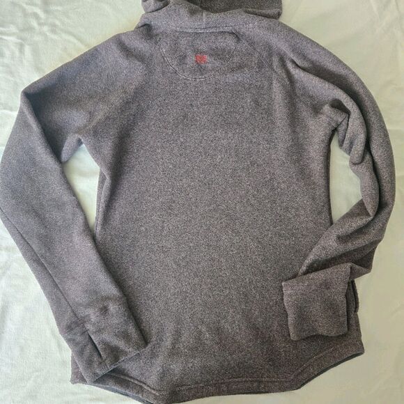 Sherpa Adventure Gear Heathered Brown Cowl Neck Hoodie – S – Made in Nepal –... - Picture 9 of 10